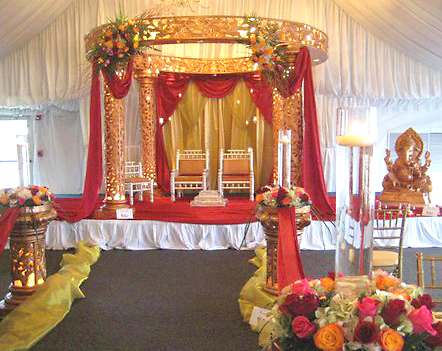 Hindu Wedding Setting