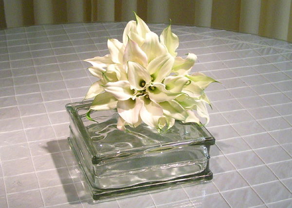White Calla Lilies Bouquet