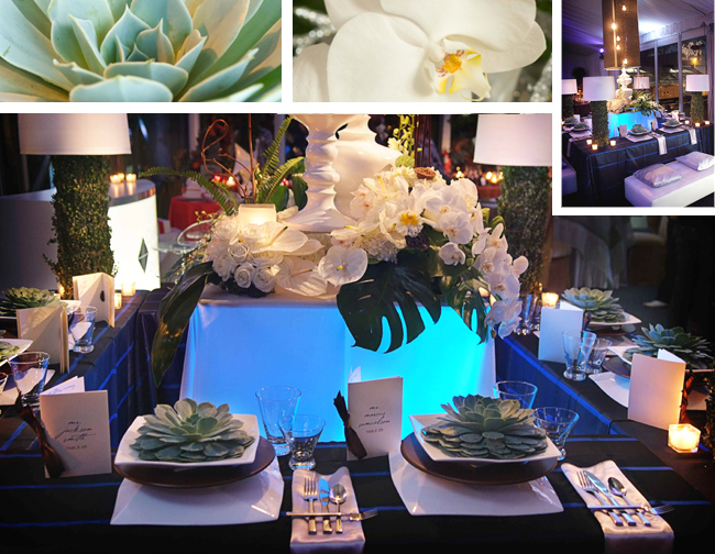 Urban Contemporary Floral Tablescape