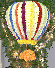 Rising Balloon of Flowers