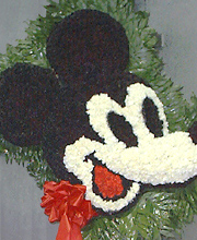 Mickey Mouse in Flowers