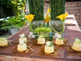 Contemporary Outdoor Cake Table 