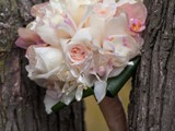 Pale Pink Roses and Orchids 