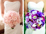 Assorted Bouquets in Pinks and Purples 