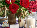 Roses, Orchids and Hydrangea Centerpiece 