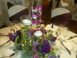 Lavender and Green Tablescape 