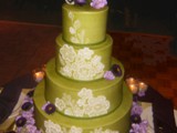Purple Accents Cake Decoration 