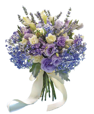 Lavender and Blue Floral Bouquet