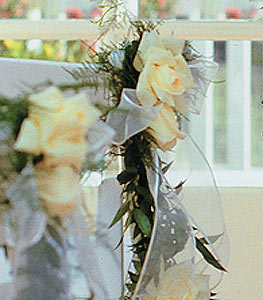 Wedding Flowers Chair Decoration