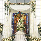 Wedding Chuppah with Flowers Wedding Flowers