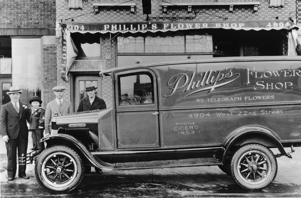 Circa 1923 Flower Delivery Truck