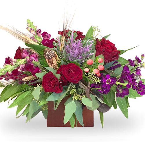  Autumn Bliss Centerpiece P414X Florist Delivery in