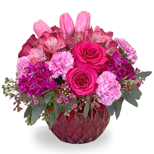  Raspberry Romance Bouquet P632X Florist Delivery in