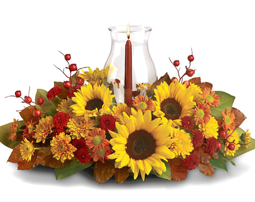  Sunflower Centerpiece T1701 Florist Delivery in
