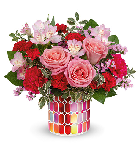  Teleflora Playfully Pink Deluxe V300B Florist