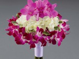 Contemporary Dendrobium and Hydrangea