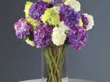 Assorted Hydrangea Vase